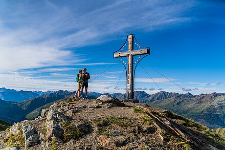 Mountain cross in Innervillgraten